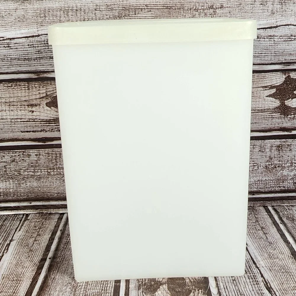 Vintage TUPPERWARE Ice Cream Freezer Storage Container #484-2 With Lid #486-1